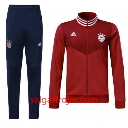 FC Bayern München Træningsjakke Dragt Rød 2018-2019 FC Bayern München Træningsjakke Dragt Rød 2018-2019